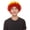 Spain, variant on HPO Unisex Spain Red & Yellow Curly Costume Wig | Synthetic Curly Party Wig for Sports Events & Cosplay