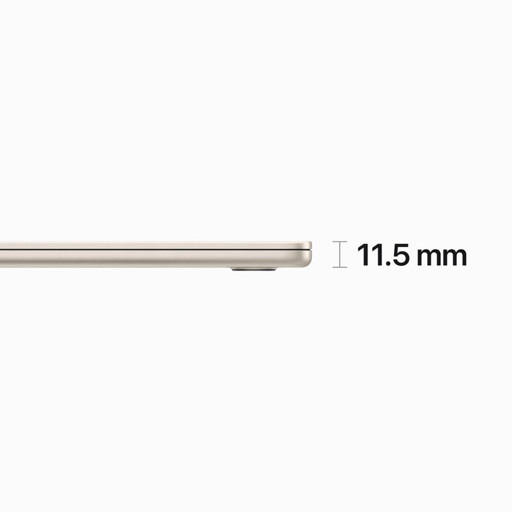 Apple MacBook Air 15" Laptop with M2 Chip, 8GB RAM, 512GB SSD in Starlight MQKV3LL/A