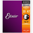 thumbnail image 2 of 6 Sets! Elixir NANOWEB 80/20 Bronze Acoustic — 11002 Extra Light .010-.047, 2 of 3