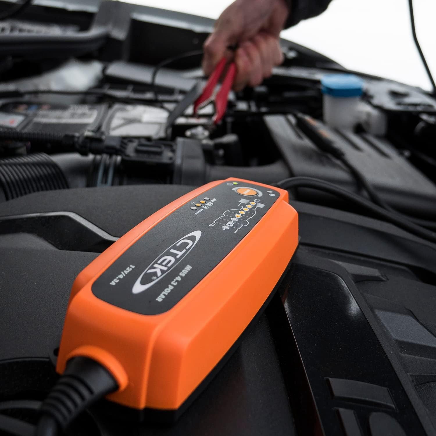 CTEK (56-958) MUS 4.3 Polar 12 Volt Fully Automatic Extreme Climate 8 Step Battery Charger