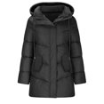 thumbnail image 5 of Christmas Clearance! ZVNAΖH Long Winter Jacket for Women Plus Size Puffer Jacket Fleece Lined Jackets Winter Padded Jacket Zip Up Quilted Jacket, 5 of 5
