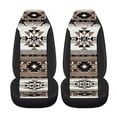 thumbnail image 4 of Garronmavis Aztec Front Car Seat Cover 2 PCS Vehicle Protector Breathable Front Seats Covers fit for Most of SUV,Sedan,Trucks, 4 of 7