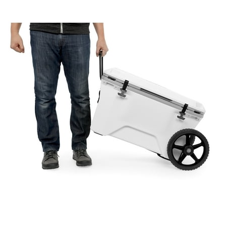 Heavy Durable - Camco Adjustable Cooler Cart Kit - Transport Your Cooler on Wheels, Adjusts up to 17.5