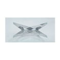 thumbnail image 3 of Table en Verre Style Contemporain Dekel en Finition Chromée, 3 of 4