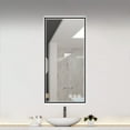 thumbnail image 3 of Blossom Kitchen and Bath Fogless Color and Brightness Adjustable LED Mirror Brushed Gold 18x36 Gold, 3 of 5