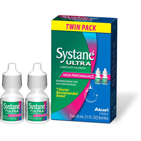 Systane Ultra lubrifiant haute performance gouttes oculaires Bonus Pack, 1/3 oz