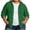 Linen Tops-A0143Green, variant on LEKWK Plus Size Womens Linen Shirt Oversized Lightweight Long Sleeve with Hood Tops Casual Adjustable Drawstring Blouses & Button-Down Shirts Outdoor Wear