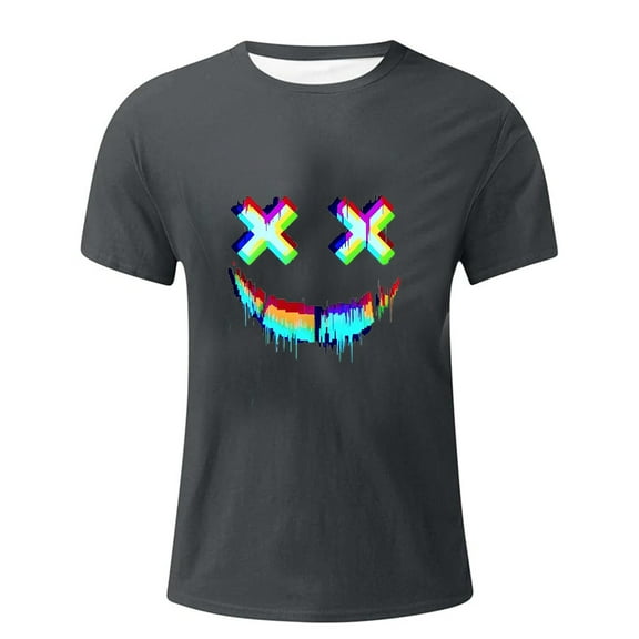 Big and Tall Shirts for Men Funny Graphic T Shirt Summer Casual Sports Tee For Daily Wear Lightweight Humor Shirt Thin T Shirts Men Dry Blend Pack Mens Plain Extra Large Beaded Turtleneck M