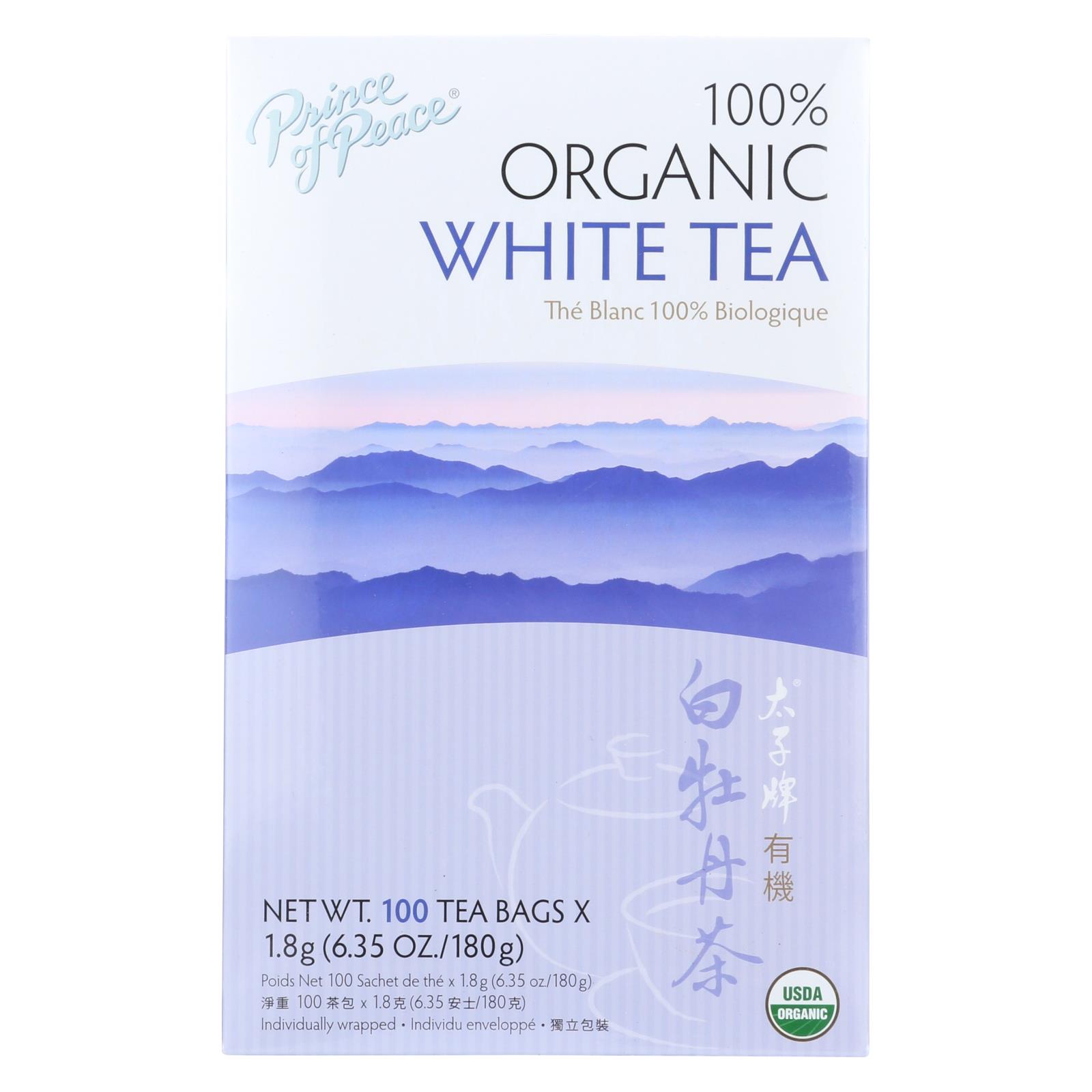Prince of Peace Organic White Tea 100 Tea Bags