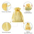 thumbnail image 2 of Bolsas de regalo de organza QIANF, 20 unidades, 10 x 15 cm, con cordón, 2 of 9