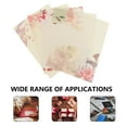 thumbnail image 3 of 40pcs Printing Letter Paper Creative Floral Style Writing Paper Retro A4 Paper (Mixed Style), 3 of 7
