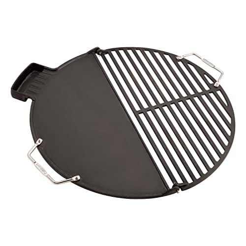 Plancha y parrilla para fogatas Cuisinart Cleanburn 2 en 1