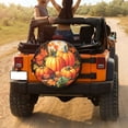 thumbnail image 3 of KAKALAD Pumpkins And Fall Leaves 01 Spare Tire Cover Universal Vehicle Accessories Buckle Car Tools 15”in, 3 of 6
