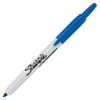 Sharpie Retractable Fine Point Permanent Marker, Blue, Pack of 12
