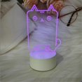 thumbnail image 2 of parent LED Night Light USB Night Light Erasable Writing Board Desktop Decoration, 2 of 5