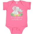 thumbnail image 3 of Inktastic I Am Fearfully and Wonderfully Made Elephants and Flowers Boys or Girls Baby Bodysuit, 3 of 5