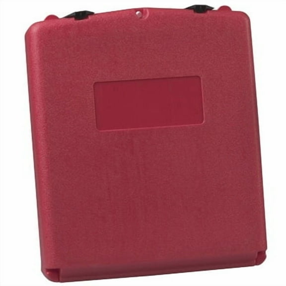 JUSTRITE 23306 Document Box,13-1/8 In. W,3-4/7 In. D