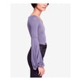 thumbnail image 2 of FREE PEOPLE Womens Blue Long Sleeve V Neck Top XS, 2 of 4