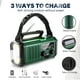 thumbnail image 4 of Radio de Emergencia 10000mAh con Manivela - NOAA/AM/FM, Linterna, SOS, Cargador Solar para Teléfono | Batería Recargable, Brújula, Ideal para Exteriores y Emergencias, 4 of 5