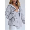 thumbnail image 2 of Sudadera con Capucha con Cierre PRETTYGARDEN 2025 Gris Talle S, 2 of 8