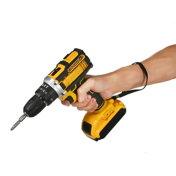 Perceuse visseuse sans fil POWTOOLS - 21V - 1 batterie Lithium + 28