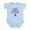 Sky Blue, variant on CafePress - Snowboard Like My Daddy Body Suit - Baby Light Bodysuit, Size Newborn - 24 Months