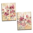 thumbnail image 1 of Gango Home Decor Contemporary Floral Reflections I & II by Silvia Vassileva (Ready to Hang); Two 16x20in Hand-Stretched Canvases, 1 of 5