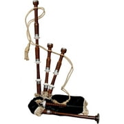 Roosebeck Full Size Sheesham Black Finish Bagpipe with Black Cover
