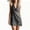 Gray#14, variant on Dresses for Women Sleeveless Halter Neck Mini Dress Sundress Summer Casual Solid Cowl Neck Wedding Guest Dresses Evening Gown