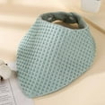 thumbnail image 2 of Meresysid Baby Saliva Towel Combed Cotton Solid Towel Double-Layer Saliva Towel Green, 2 of 3