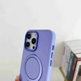 thumbnail image 3 of Cover for iPhone 12 Pro Max, Compatible with MagSafe Case,Slim Shockproof Anti-Scratch with Built-in Invisible Ring Holder Stand TPU Acrylic Back Case Cover, blue, 3 of 7