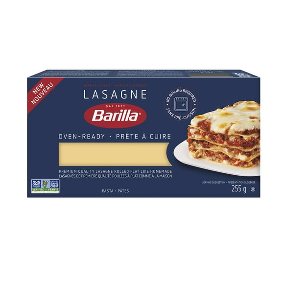 PÂTES À LASAGNE PRÊTES À CUIRE BARILLA BARILLA OVEN READY LASAGNA