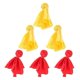 thumbnail image 4 of Referee Flags Football Set Foldable Yellow Penalty Tool For Game Efficiency 6 Pcs, 4 of 5