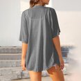 thumbnail image 4 of SELONE Cardigans for Women Casual Short Sleeve Open Front Lightweight Cardigan Comfy Going out Coat Long Cardigans Everyday Wear Beach Vacation Outfits Trendy Going Out Cardigan Resort Wear, 4 of 8