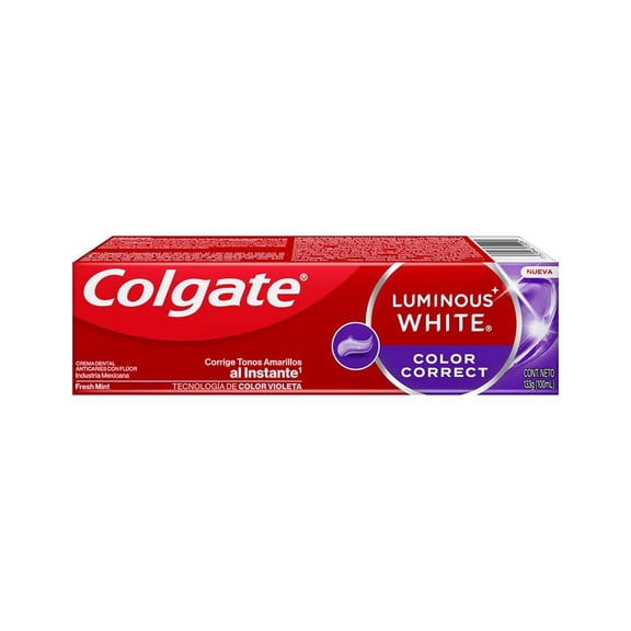 Pasta Dental Blanqueadora Colgate Luminous White Color Correct 100 ml