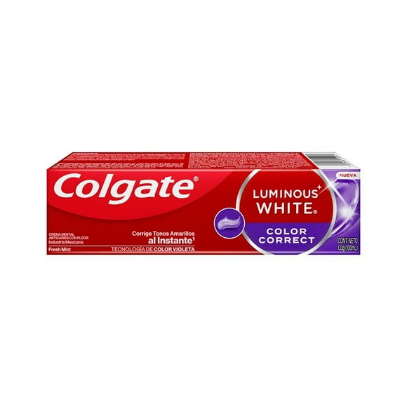Pasta Dental Blanqueadora Colgate Luminous White Color Correct 100 ml