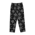 thumbnail image 6 of Uemuo Turtle Pattern Women's Wide Leg Palazzo Lounge Pants with Pockets Light Weight Loose Comfy Casual Pajama Pants-Medium, 6 of 9