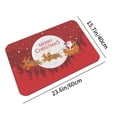 thumbnail image 3 of Ganfancp Alfombras de Navidad Alfombrillas para Puertas Salón Dormitorio Junto a La Cama Alfombra Aseo Baño Absorbente Alfombrillas para Puertas Ofertas Flash 1* Alfombrilla, 3 of 6