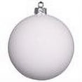 thumbnail image 2 of Vickerman 10" Shiny Drilled Shatterproof Christmas Ball Ornament - White, 2 of 2