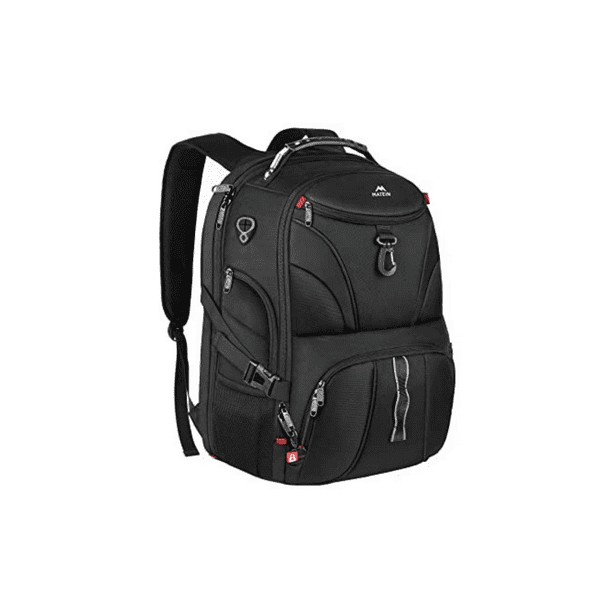 Matein Men's Black 45L Anti-Theft Travel Laptop Backpack 17” TSA ...