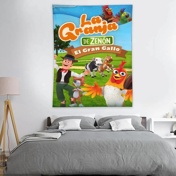La Granja De Zenon Tapestry Wall Hanging Decor for Bedroom Wall Art Funny Home Decoration 30x40in