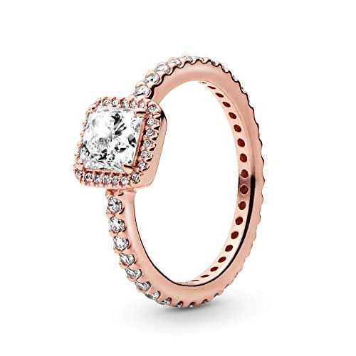 Timeless Elegance Rose and Clear CZ 