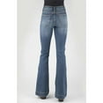 thumbnail image 3 of Stetson Women's 921 Light Wash High Rise Plain Pocket Flare Jean - 11-054-0921-2408 BU 16 30, 3 of 3