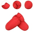 thumbnail image 6 of Luwecf Down Mittens Cold Weather Gloves Lightweight Duck Down Comfortable Thickened for Red, 6 of 9