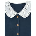 thumbnail image 3 of Modern Moments by Gerber Toddler Girl Woven Collar Sweater, Sizes 12M-5T, 3 of 7