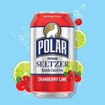thumbnail image 3 of Polar Premium Seltzer Sparkling Water Cranberry Lime 12 fl oz 24 Pack by LMHF, 3 of 4