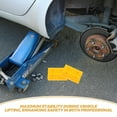 thumbnail image 3 of Luxshiny 4Pcs Heavy Duty Floor Jack Pads Universal Fit Yellow Car Lift Pads for Garage Use, 3 of 8