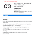 thumbnail image 2 of Rear Brake Shoe Set - Compatible with 1979 - 1980 Mazda RX-7, 2 of 2