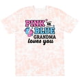 thumbnail image 3 of Inktastic Pink or Blue Grandma Loves You T-Shirt, 3 of 5