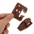 thumbnail image 2 of Miangastore 2 Sets of Drawer Stops Drawer Guides Plastic Drawer Guides Plastic Drawer Slides Drawer Stoppers for Dresser, 2 of 8